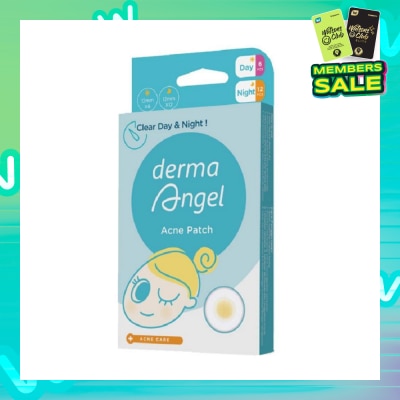 DERMA ANGEL Acne Patch Mix (6 Day + 12 Night) 18s