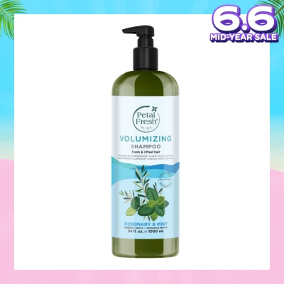 PETAL FRESH Volumizing Shampoo Rosemary & Mint (Fresh & Lifted Hair) 1000ml