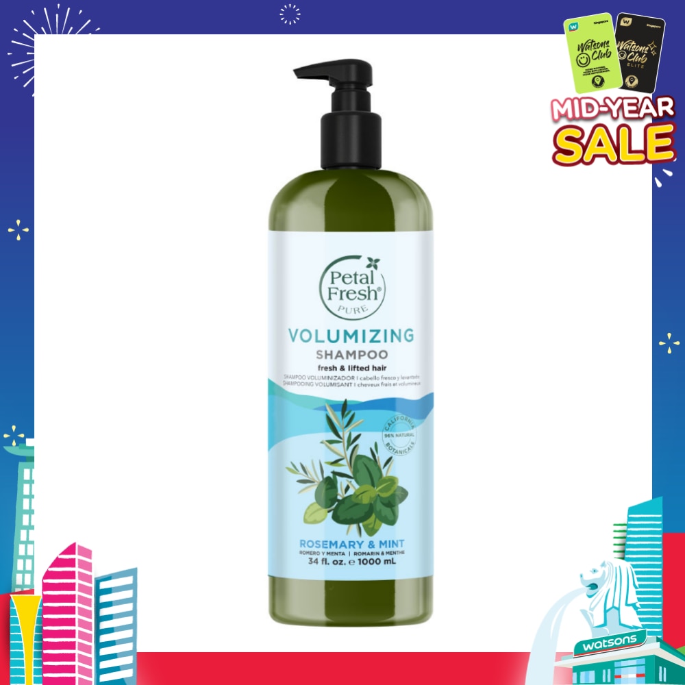 Volumizing Shampoo Rosemary & Mint (Fresh & Lifted Hair) 1000ml