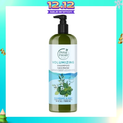 PETAL FRESH Volumizing Shampoo Rosemary & Mint (Fresh & Lifted Hair) 1000ml