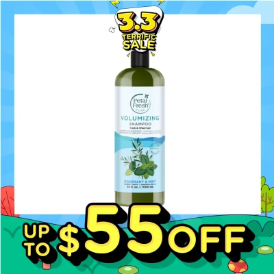 PETAL FRESH Volumizing Shampoo Rosemary & Mint (Fresh & Lifted Hair) 1000ml