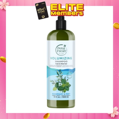 PETAL FRESH Volumizing Shampoo Rosemary & Mint (Fresh & Lifted Hair) 1000ml
