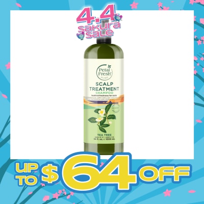 PETAL FRESH - Scalp Treatment Shampoo Tea Tree (Health & Freshness For Scalp) 1000ml