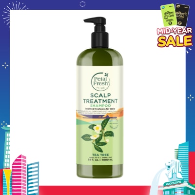 PETAL FRESH Scalp Treatment Shampoo Tea Tree (Health & Freshness For Scalp) 1000ml