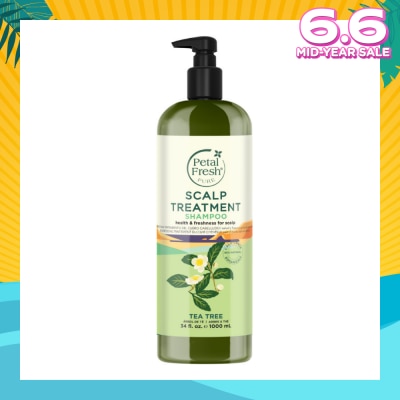 PETAL FRESH Scalp Treatment Shampoo Tea Tree (Health & Freshness For Scalp) 1000ml