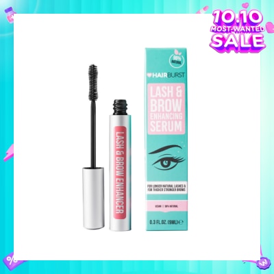 HAIRBURST Lash & Brow Enhancing Serum (For Longer Natural Lashes & Thicker Stronger Brows) 9ml