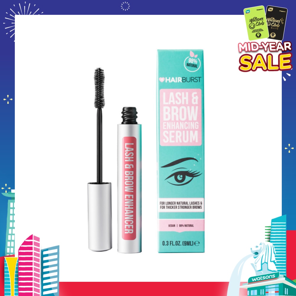 Lash & Brow Enhancing Serum (For Longer Natural Lashes & Thicker Stronger Brows) 9ml
