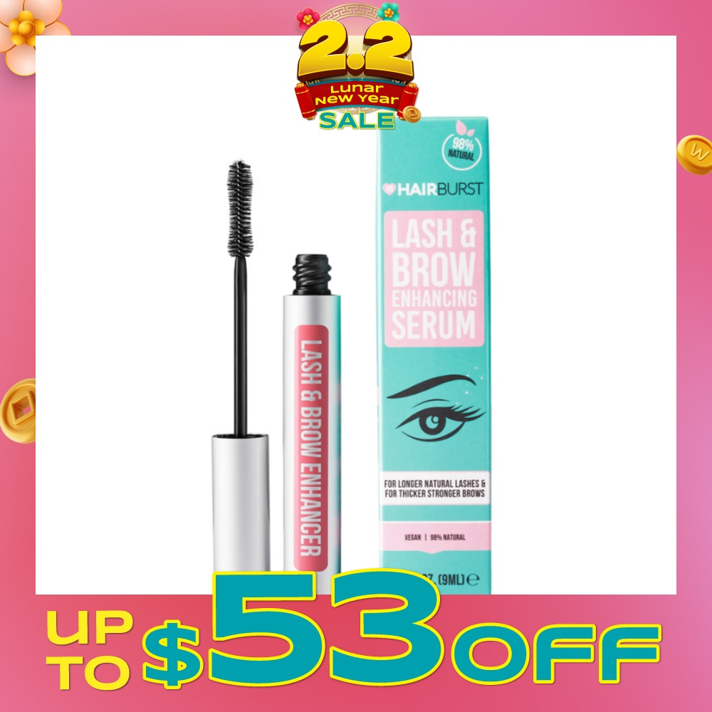Lash & Brow Enhancing Serum (For Longer Natural Lashes & Thicker Stronger Brows) 9ml (Expiry: Aug`2026)