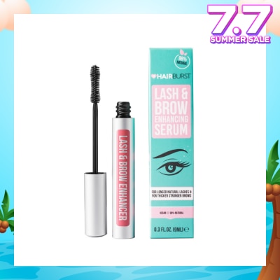 HAIRBURST Lash & Brow Enhancing Serum (For Longer Natural Lashes & Thicker Stronger Brows) 9ml