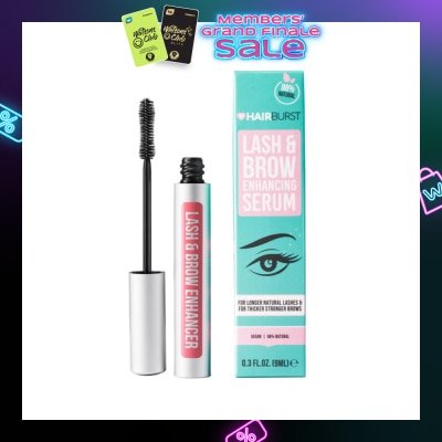 HAIRBURST Lash & Brow Enhancing Serum (For Longer Natural Lashes & Thicker Stronger Brows) 9ml (Expiry: Aug`2026)