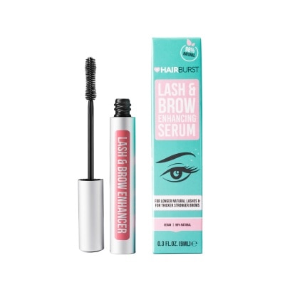 HAIRBURST Lash & Brow Enhancing Serum (For Longer Natural Lashes & Thicker Stronger Brows) 9ml