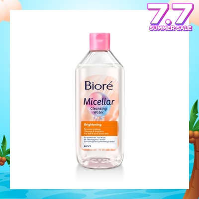 BIORE Brightening Micellar Cleansing Water (For Dull & Acne-Prone Skin - Face & Eyes, Fragrance-Free & Alcohol Free) 400ml