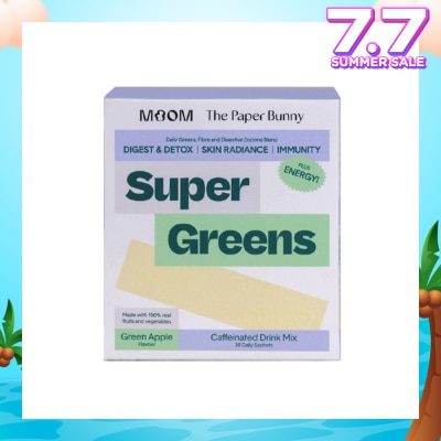MOOM HEALTH Super Greens With Caffeine Sachet 30s
