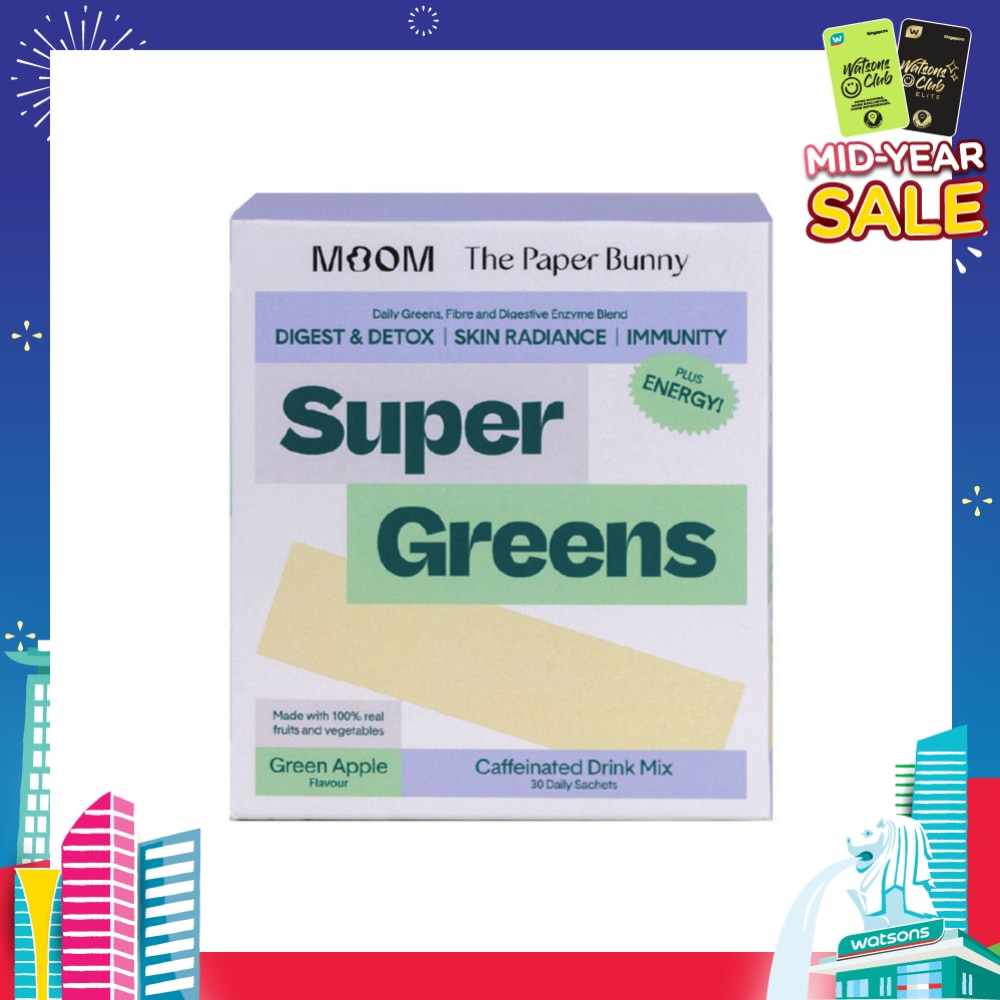 Super Greens With Caffeine Sachet 30s