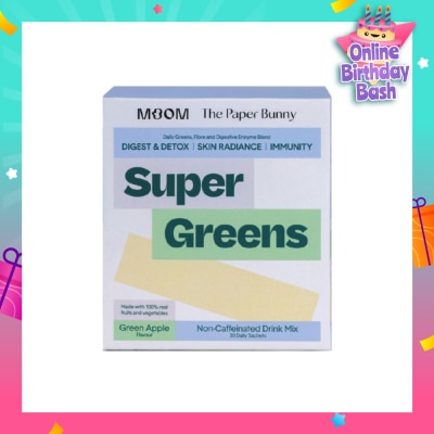 MOOM HEALTH Super Greens Non-Caffeinated Sachet 30s
