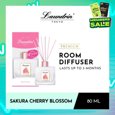LAUNDRIN Room Diffuser Sakura Cherry Blossom 80ml