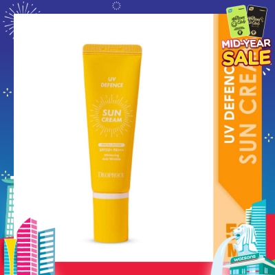 DEOPROCE UV Defence Sun Cream SPF50+ PA+++ (For Whitening & Anti-Wrinkle) 50ml