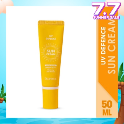 DEOPROCE UV Defence Sun Cream SPF50+ PA+++ (For Whitening & Anti-Wrinkle) 50ml