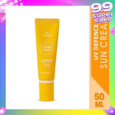 DEOPROCE UV Defence Sun Cream SPF50+ PA+++ (For Whitening & Anti-Wrinkle) 50ml