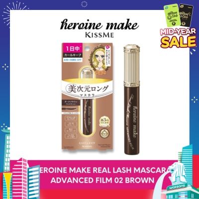 HEROINE MAKE Real Lash Advanced Film Mascara 02 Brown 1s