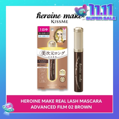 HEROINE MAKE Real Lash Advanced Film Mascara 02 Brown 1s