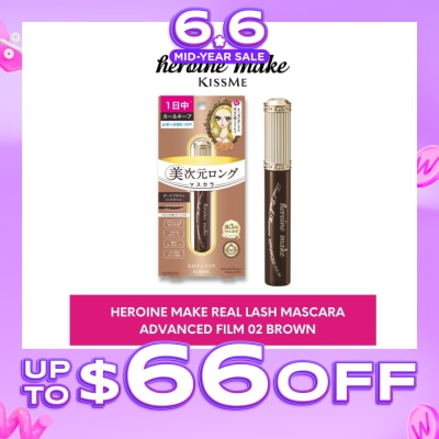 HEROINE MAKE - Real Lash Advanced Film Mascara 02 Brown 1s