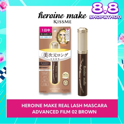 HEROINE MAKE Real Lash Advanced Film Mascara 02 Brown 1s