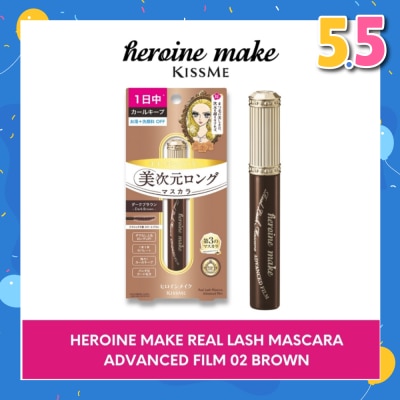 HEROINE MAKE Real Lash Advanced Film Mascara 02 Brown 1s