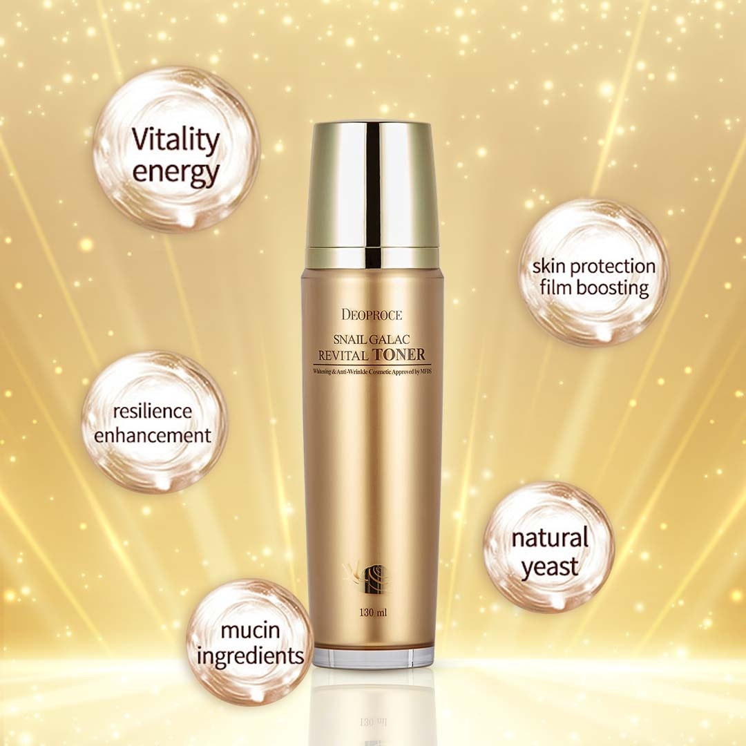 Snail Galac Revital Toner (To Soothe The Dead Skin & Providing Optimal Skin Balance) 130ml