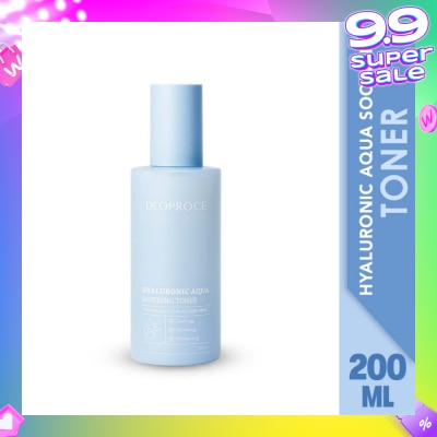 DEOPROCE Hyaluronic Aqua Soothing Toner (For Soothing, Refreshing & Moisturizing) 200ml