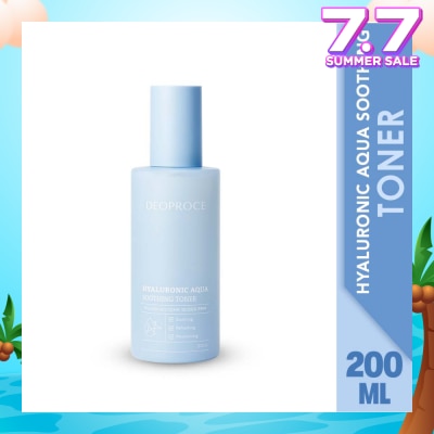 DEOPROCE Hyaluronic Aqua Soothing Toner (For Soothing, Refreshing & Moisturizing) 200ml