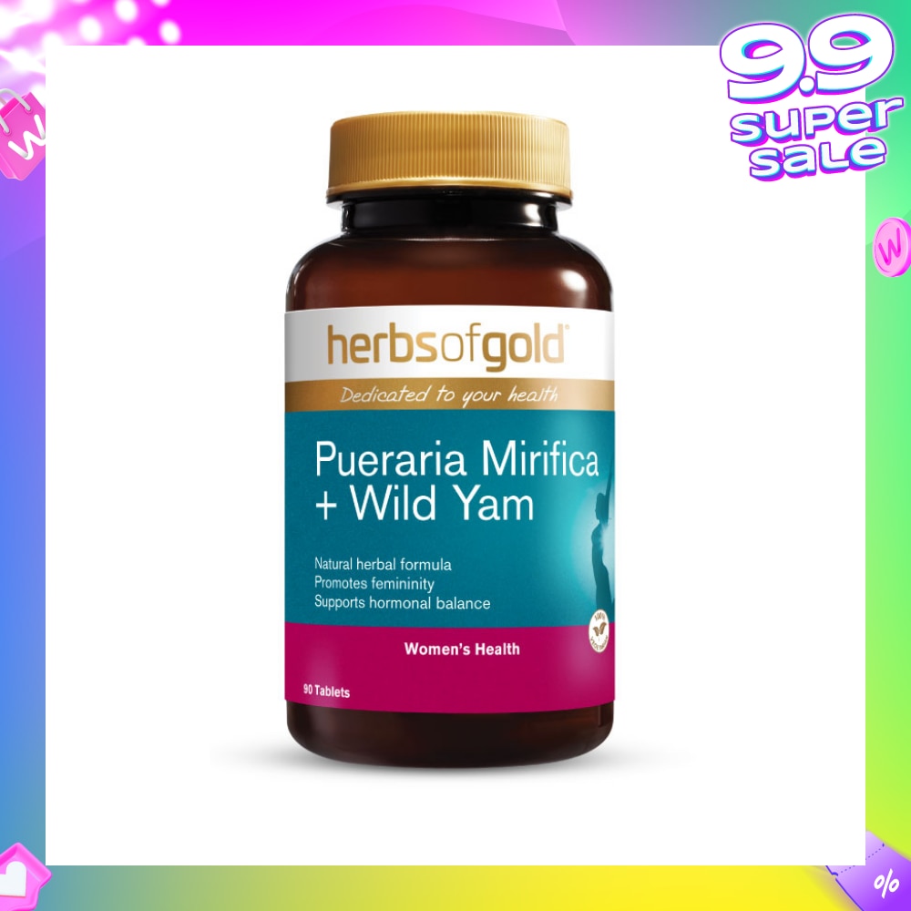 Pueraria Mirifica + Wild Yam Tablet (To Supports Feminine Youthfullness & Breast Enlargement) 90s