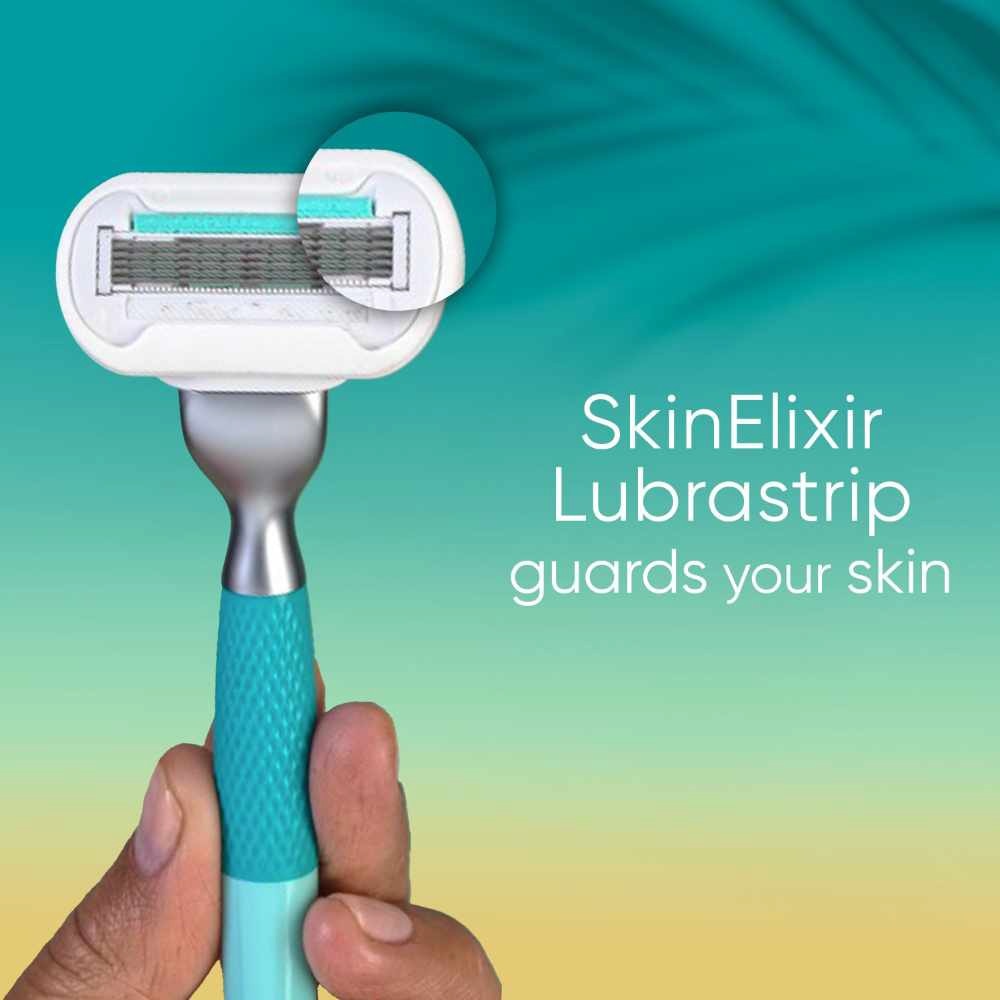 Miami Sunrise 5 Deluxe Smooth Sensitive Pack Set (1 Handle & 2 Cartriges) 1s