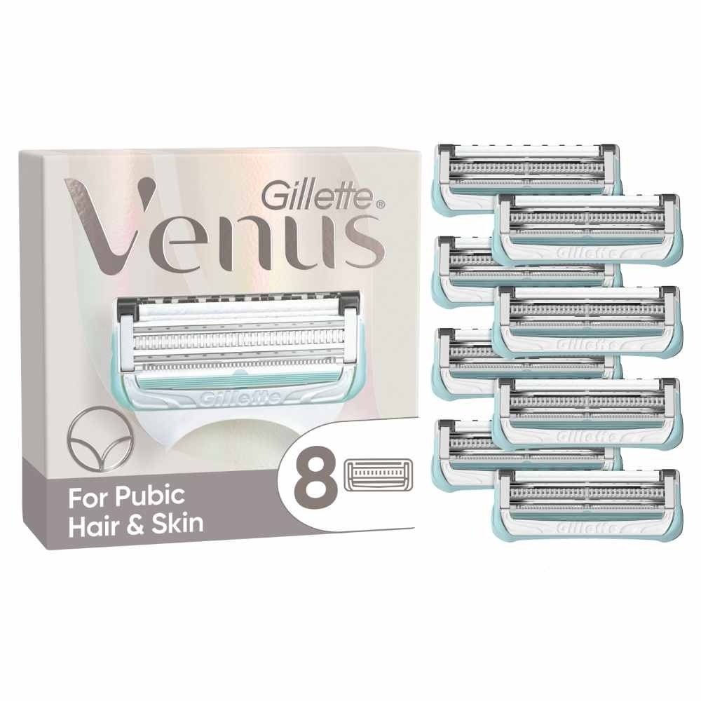 For Pubic Hair & Skin Refills Value Pack 8s