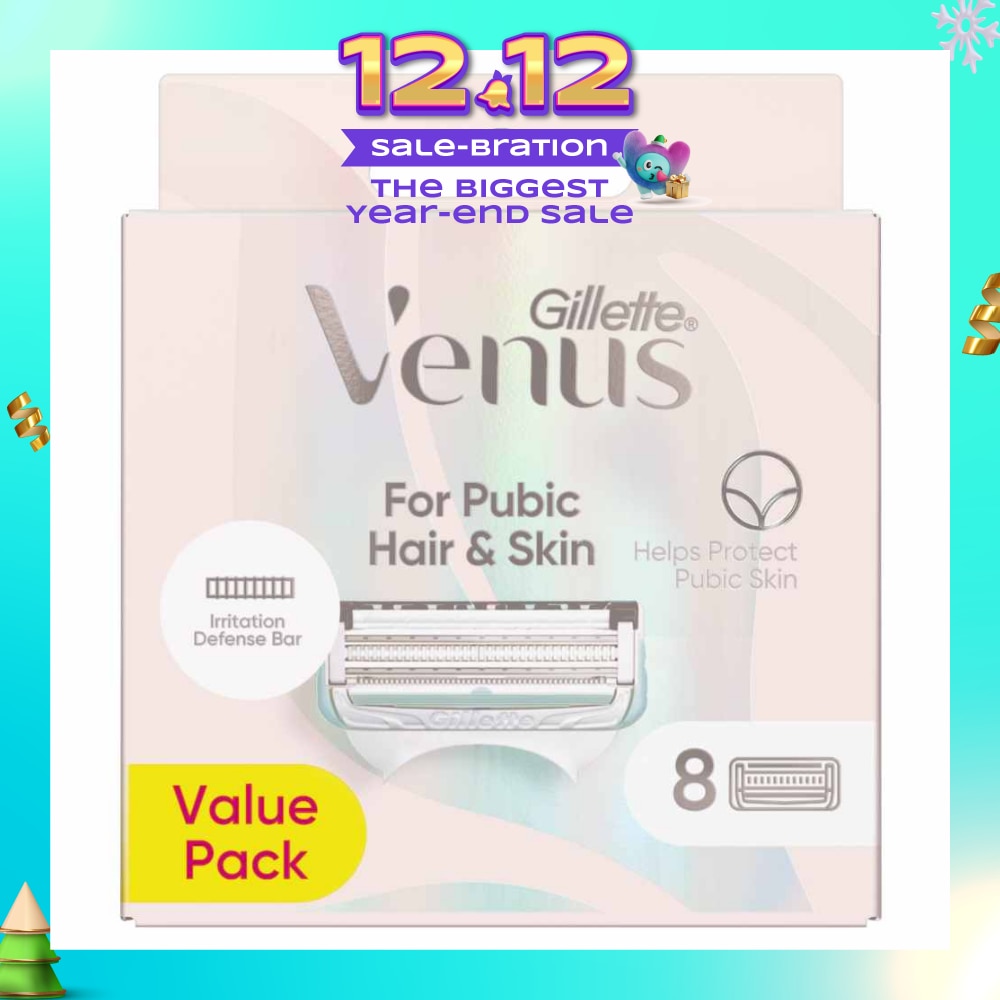 For Pubic Hair & Skin Refills Value Pack 8s