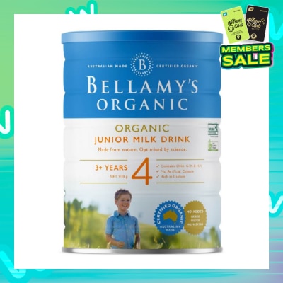 BELLAMY'S ORGANIC Organic Junior Milk Stage 4 (For 3+ Years Old) 900g
