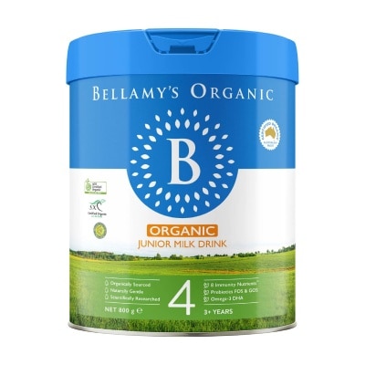 BELLAMY'S ORGANIC Organic Junior Milk Stage 4 (For 3+ Years Old) 900g (Expiry: May`2026)