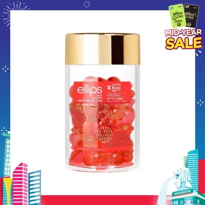 ELLIPS Hair Vitamin Heat Protection Lady Shiny Capsule 50s
