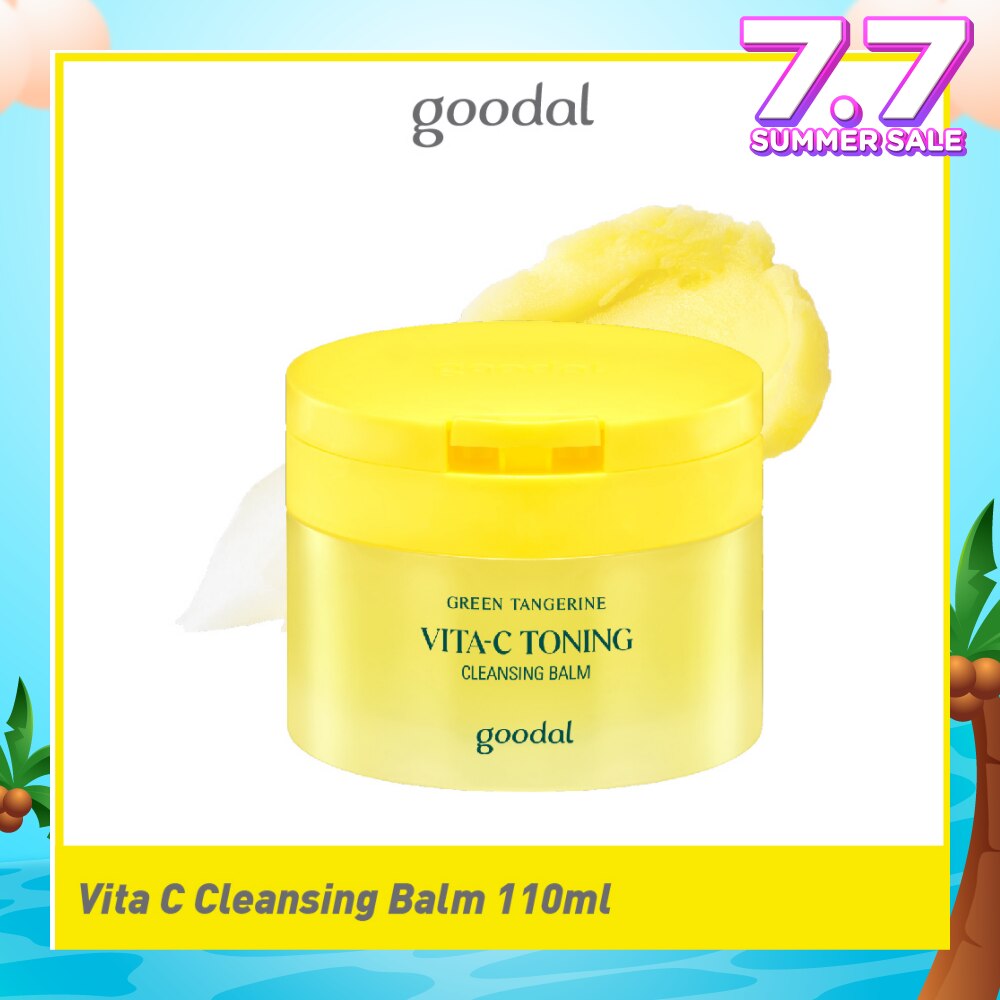 Green Tangerine Vita-C Toning Cleansing Balm (To Remove Heavy Makeup & Helps Remove Pore Impurities) 110ml