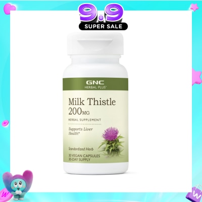 GNC - Herbal Plus® Milk Thistle 200mg Capsule 30s image