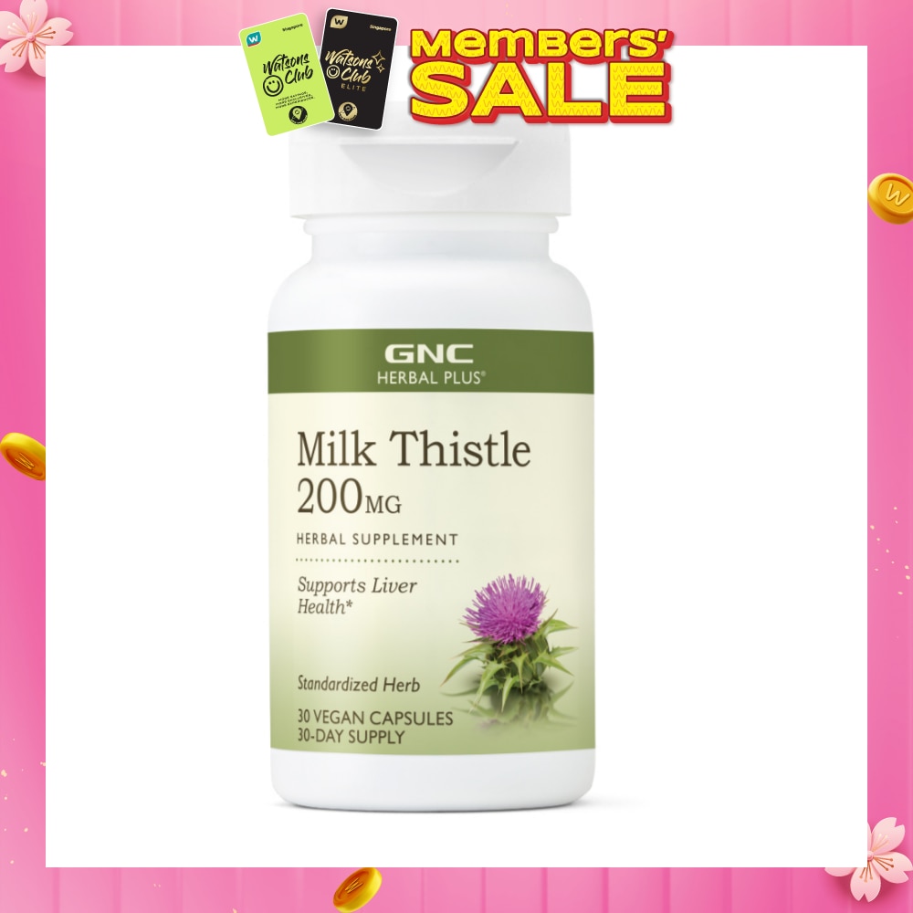 Herbal Plus® Milk Thistle 200mg Capsule 30s