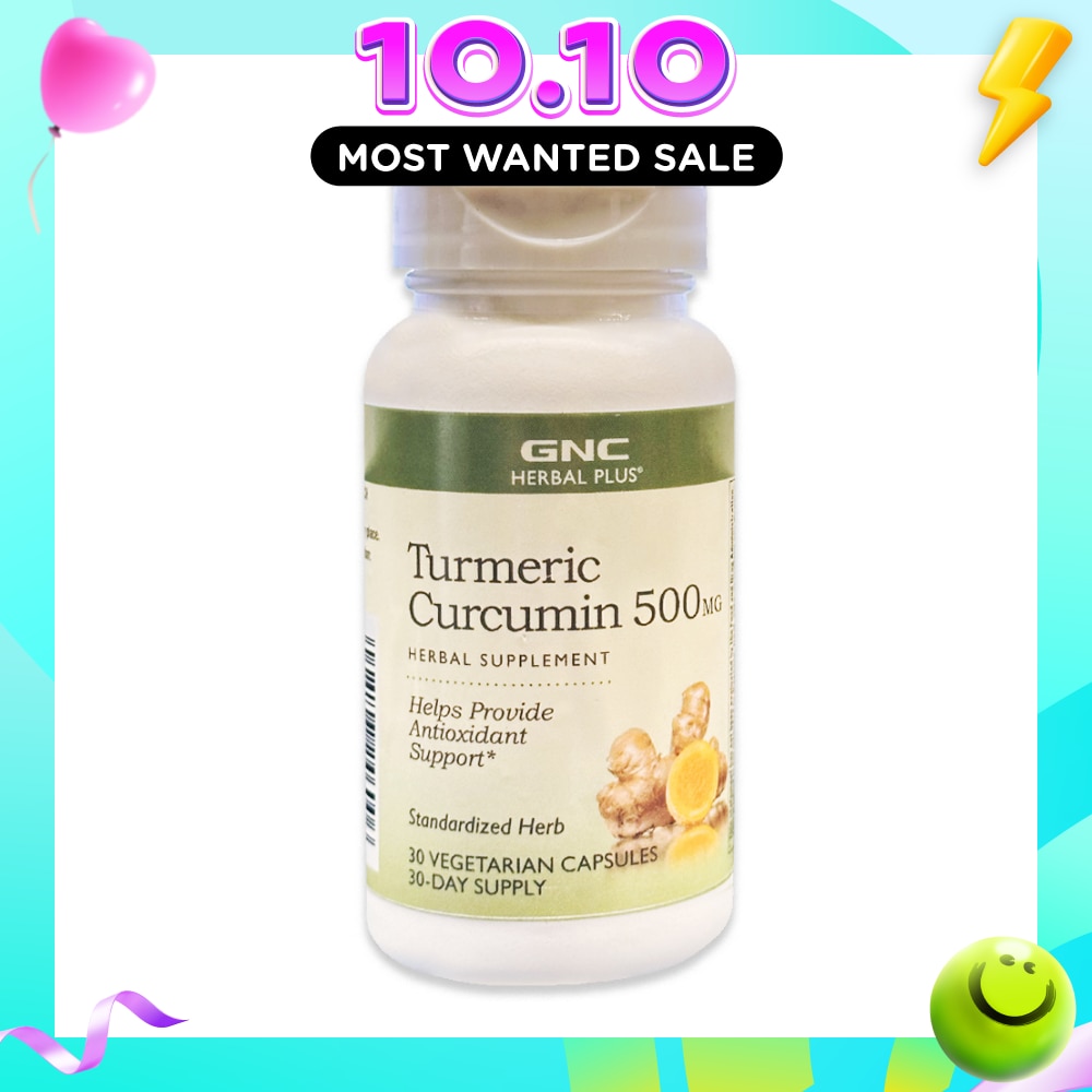 Herbal Plus® Turmeric Curcumin 500mg Vegetarian Capsule 30s (Expiry: Jul`2027) image