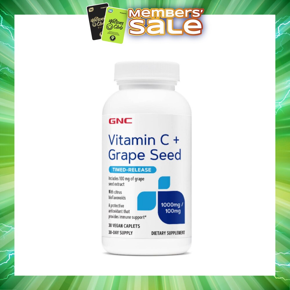 Vitamin C+ Grape Seed Vegan Caplet 30s