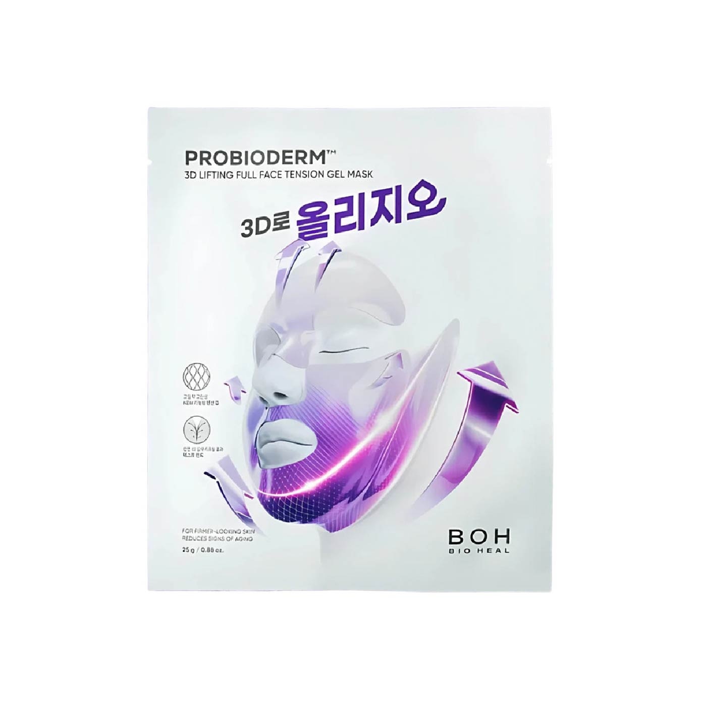 Probioderm 3D Lifting Full Face Tension Gel Sheet Mask 1s