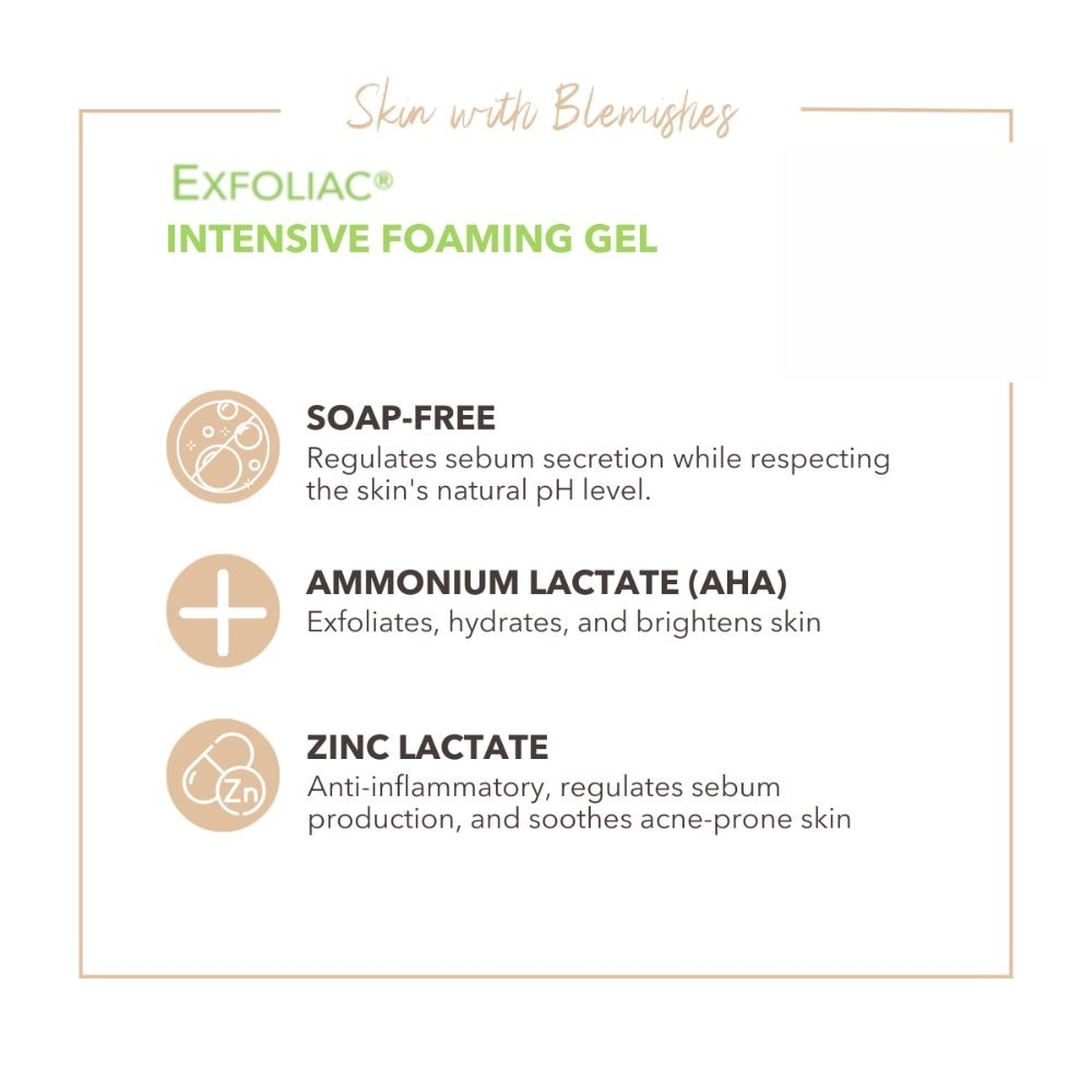Exfoliac Intensive Foaming Gel Cleanser (For Oily Skin With Moderate To Severe Acne) 200ml