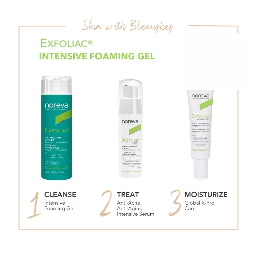 Exfoliac Intensive Foaming Gel Cleanser (For Oily Skin With Moderate To Severe Acne) 200ml