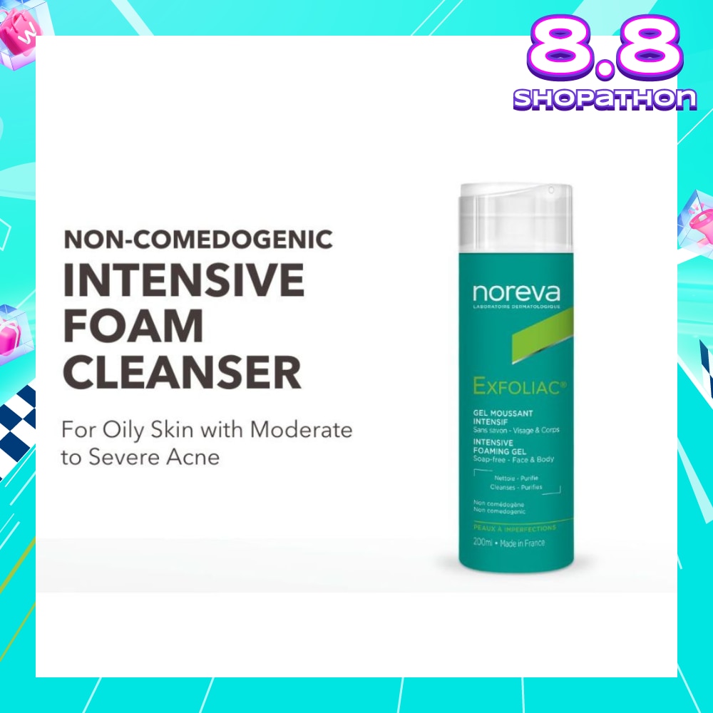Exfoliac Intensive Foaming Gel Cleanser (For Oily Skin With Moderate To Severe Acne) 200ml