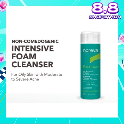 NOREVA Exfoliac Intensive Foaming Gel Cleanser (For Oily Skin With Moderate To Severe Acne) 200ml