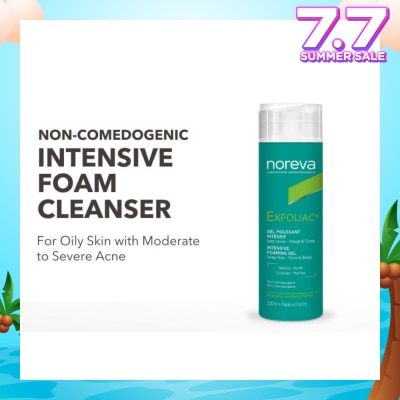 NOREVA Exfoliac Intensive Foaming Gel Cleanser (For Oily Skin With Moderate To Severe Acne) 200ml