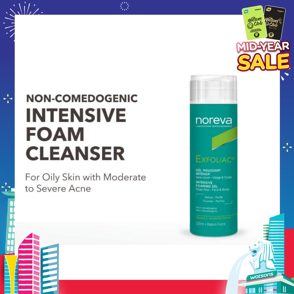 Exfoliac Intensive Foaming Gel Cleanser (For Oily Skin With Moderate To Severe Acne) 200ml